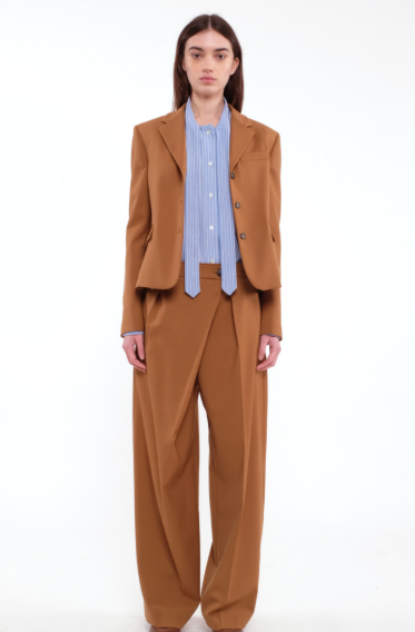 Giacca Lana Cammello