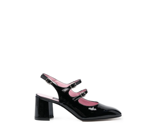 Slingback Vernice Nera