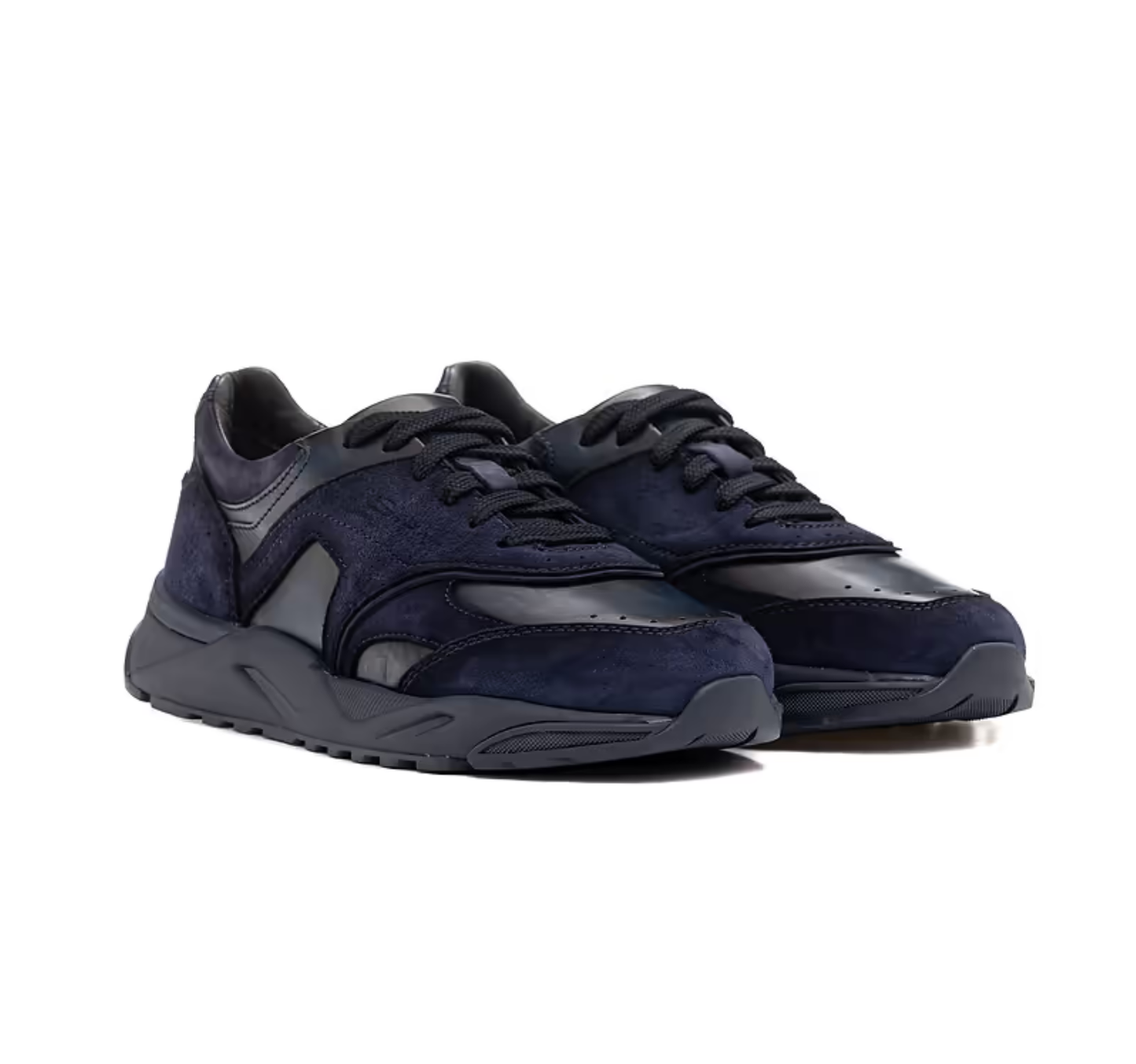 Sneaker Innova Pelle/Suede Blu