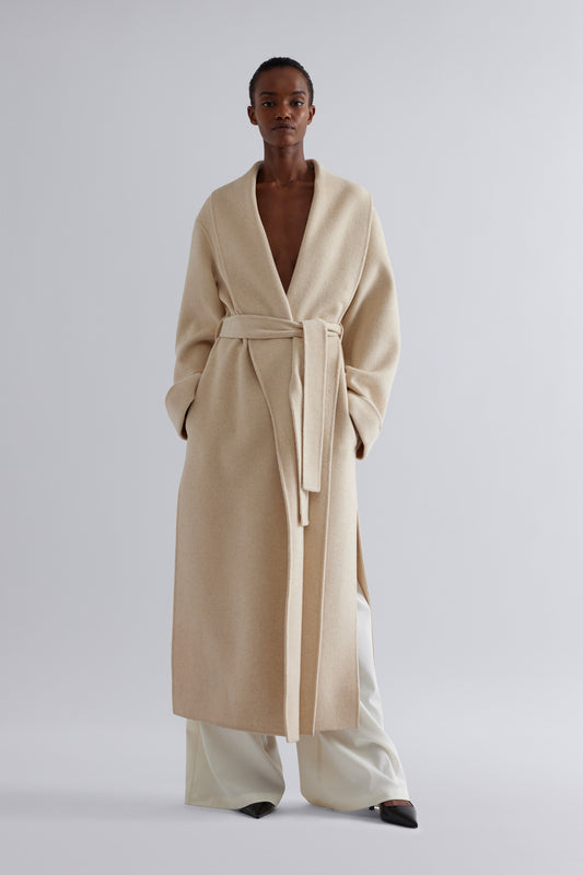 Cappotto Lungo Panna