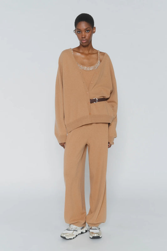 Pantalone Lana/Cachemire Cammello