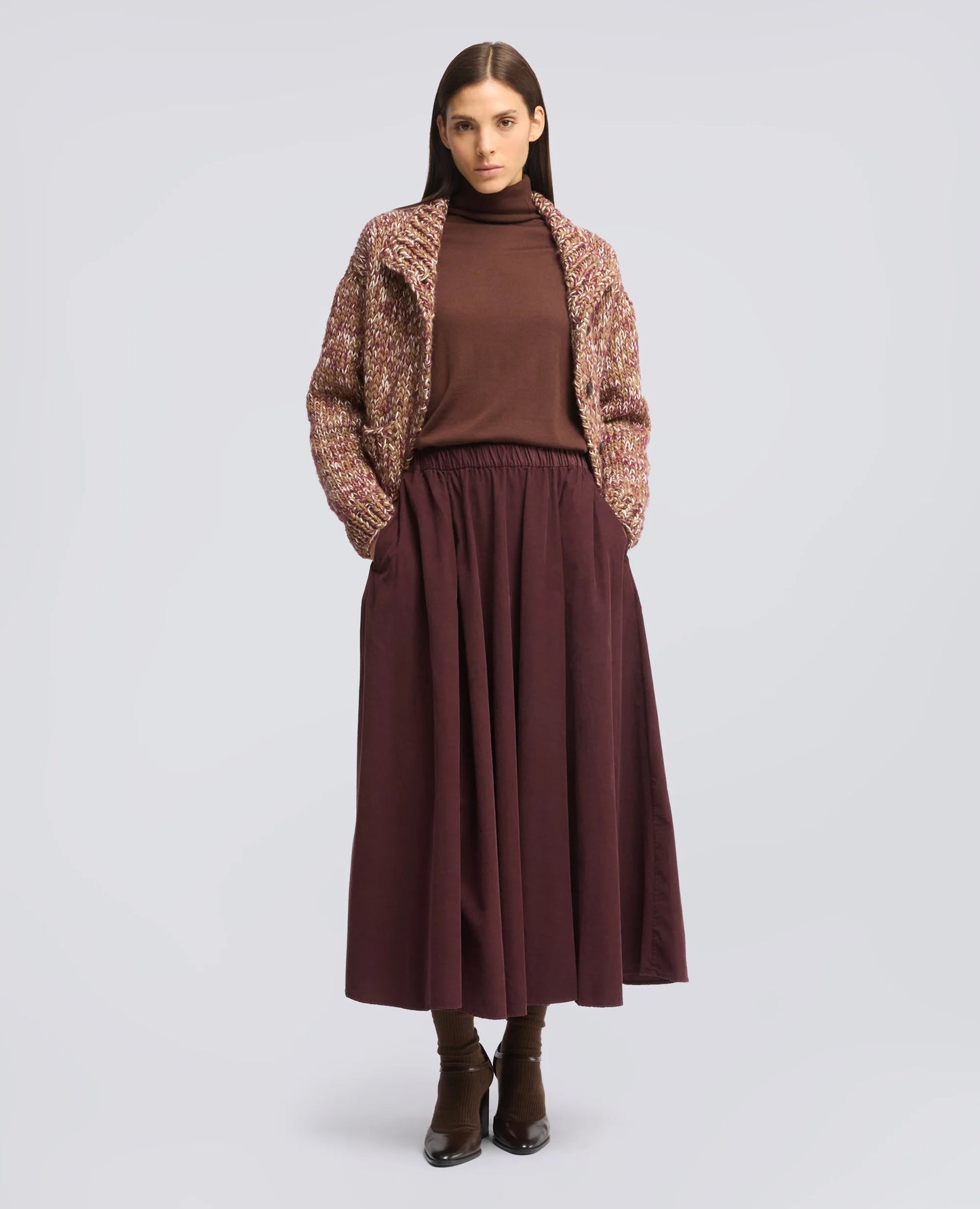 Dolcevita Lana Merino Marrone