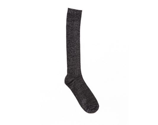 Calza Lunga N°92 in Lurex Nera