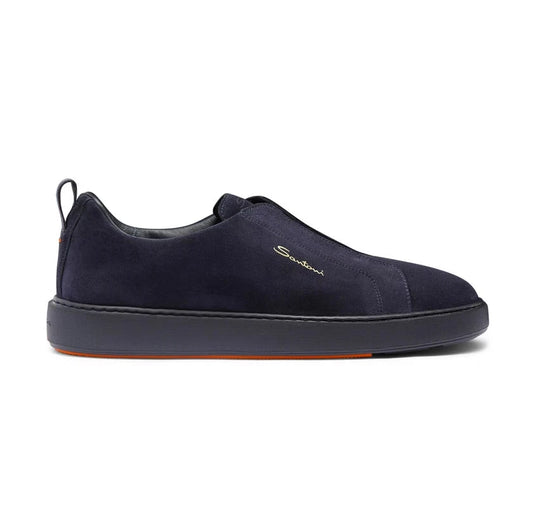Slip-On Camoscio Blu