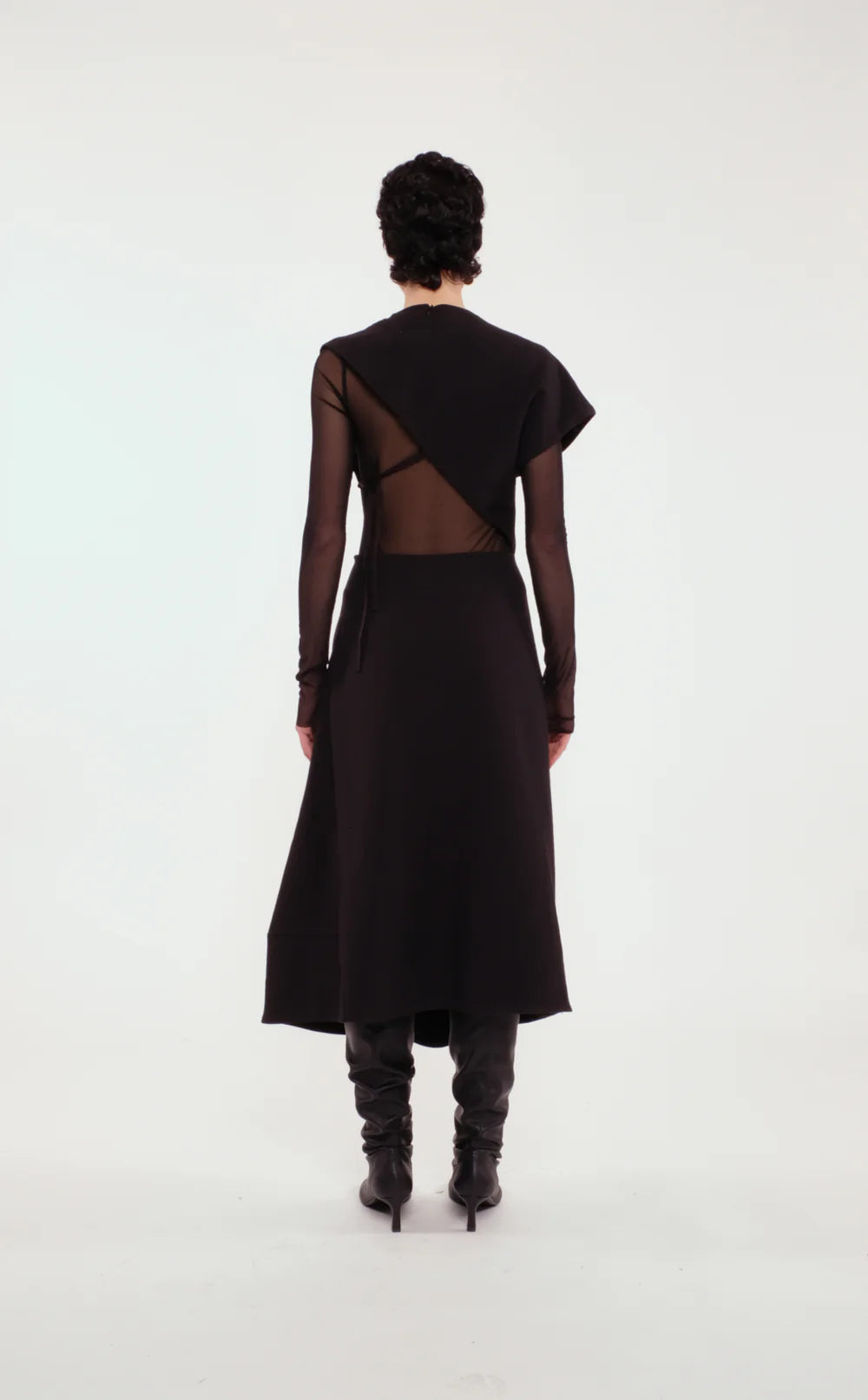 Maglia Tulle Nera