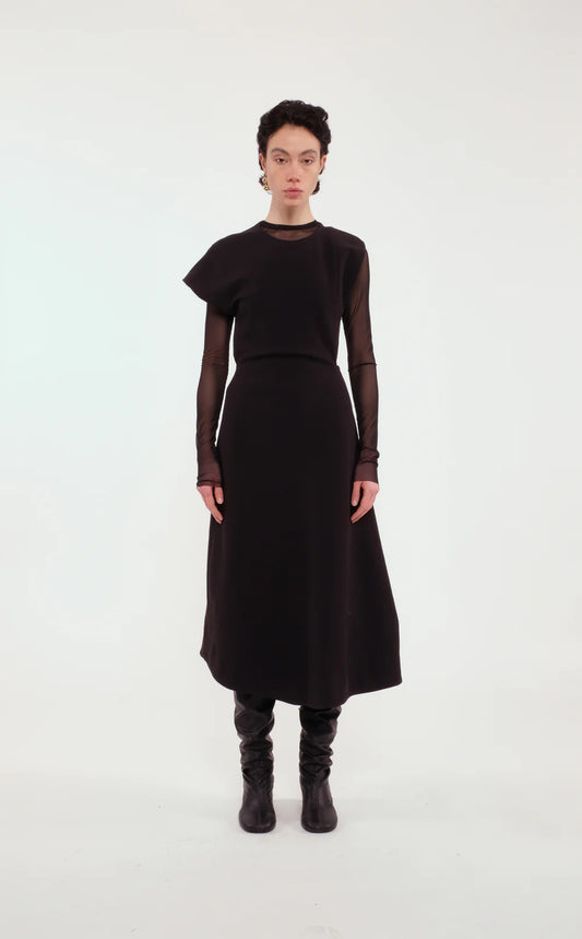Maglia Tulle Nera