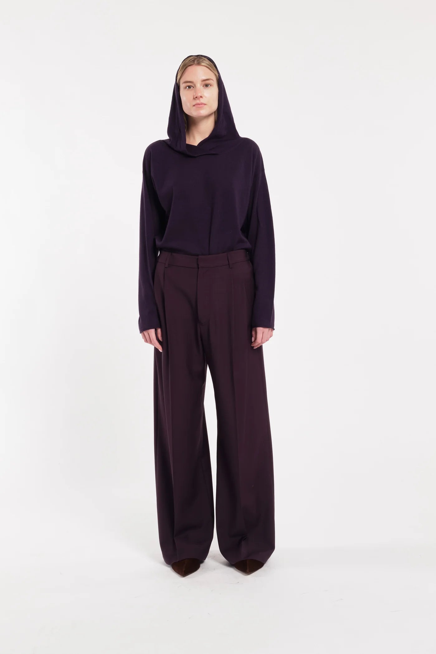 Pantalone Pences Lana Prugna
