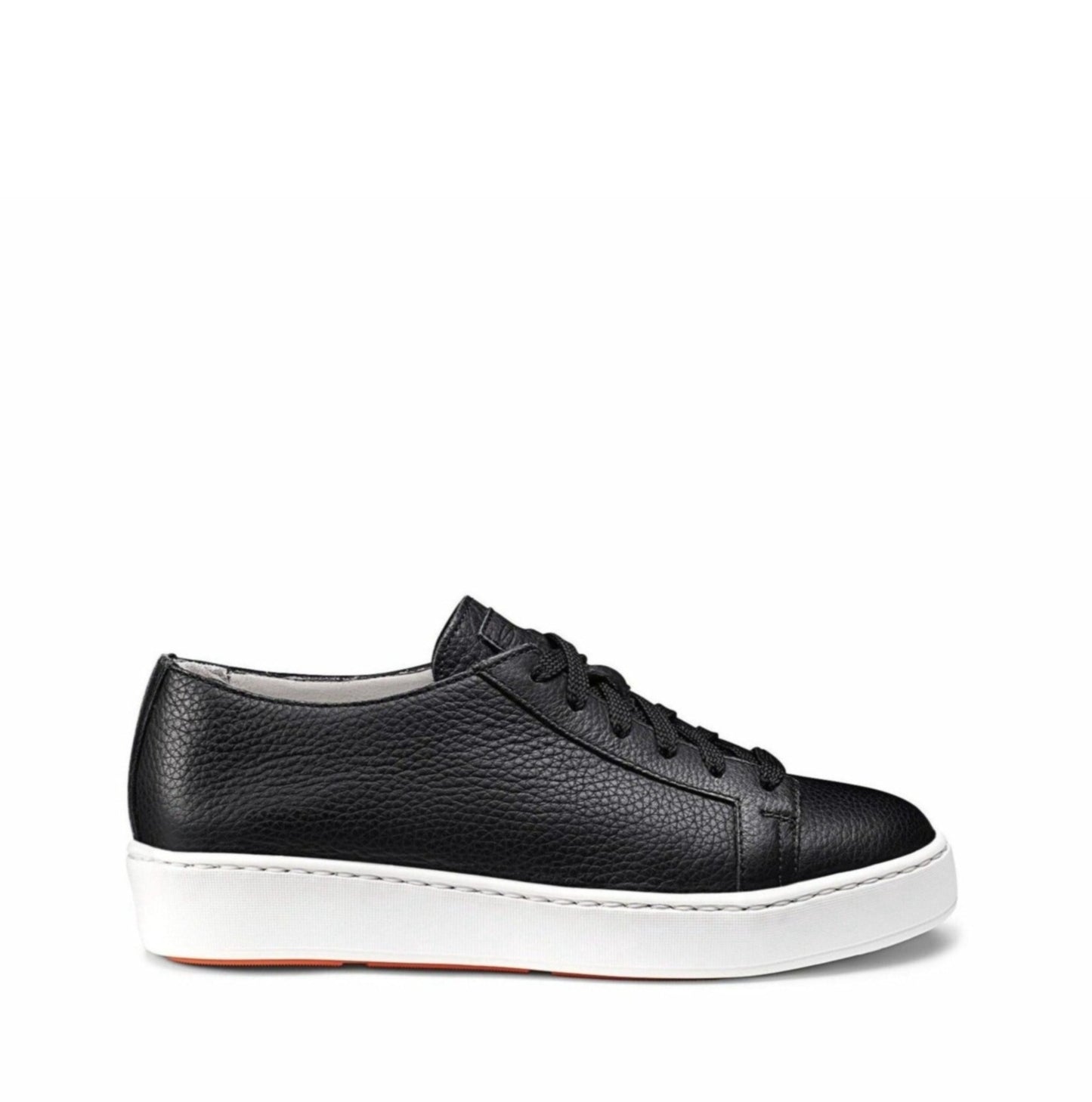 Sneaker Pelle Bottalata Nera