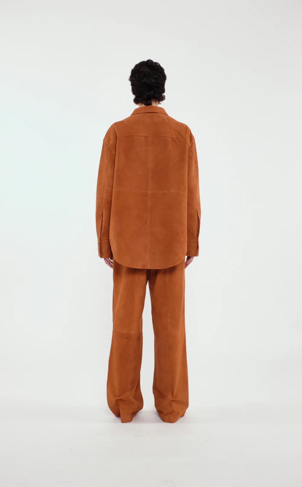 Camicia Suede Ruggine