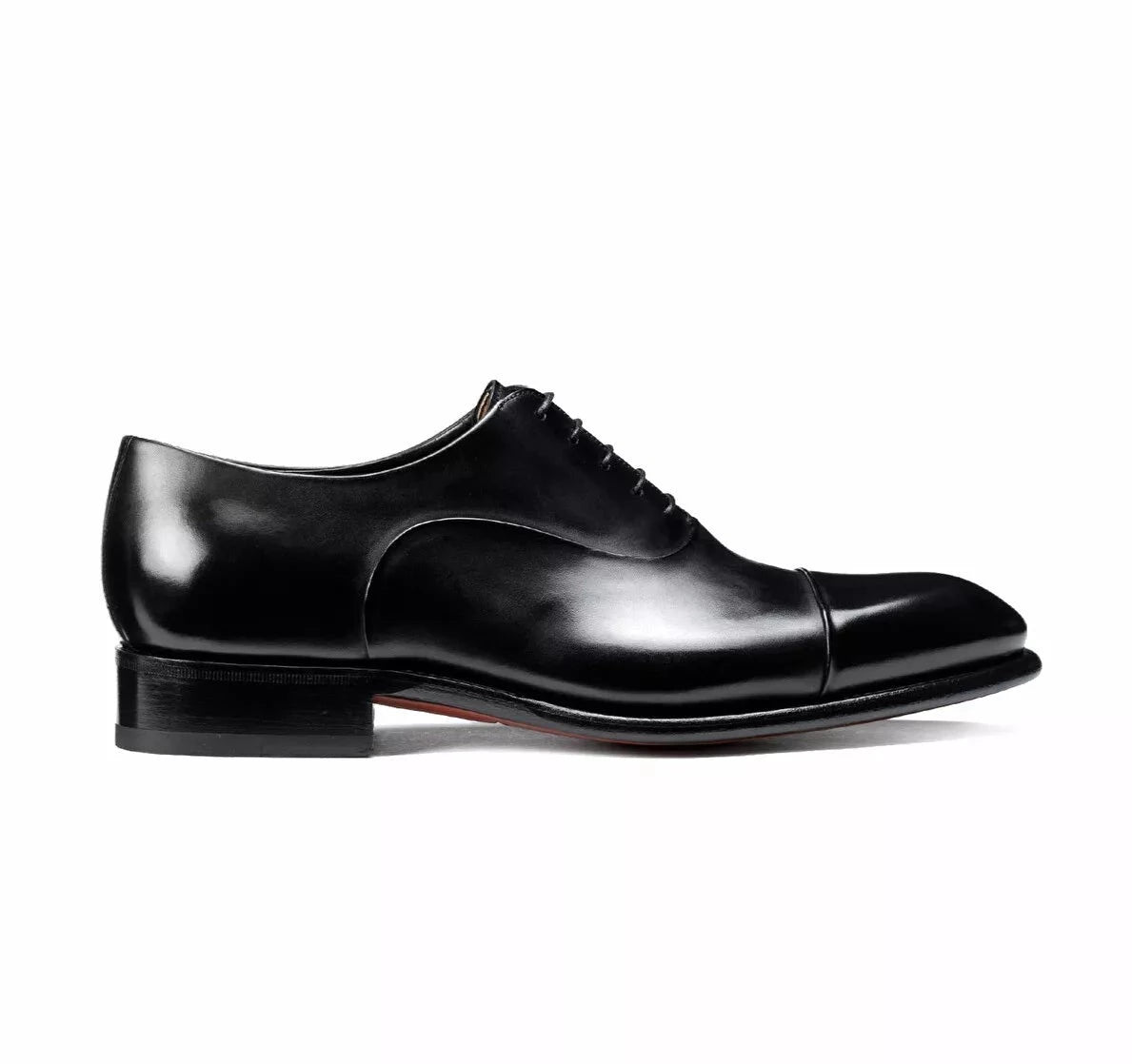 Oxford lace-up in Black Leather